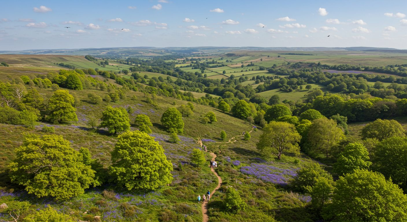 Howgill Fells lush with young native trees