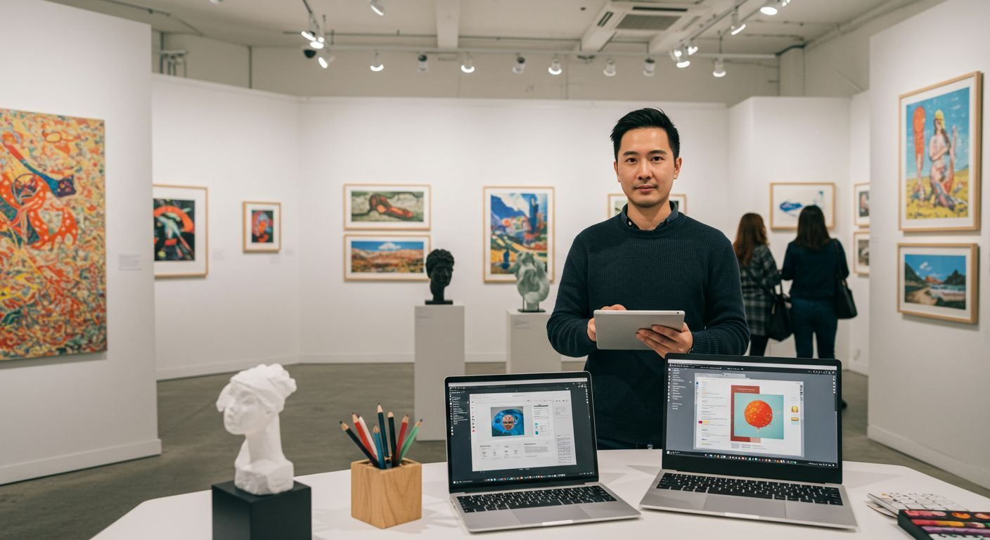 Gallerists! Manage artists, share exhibitions and sell artwork worldwide with LettsArt.