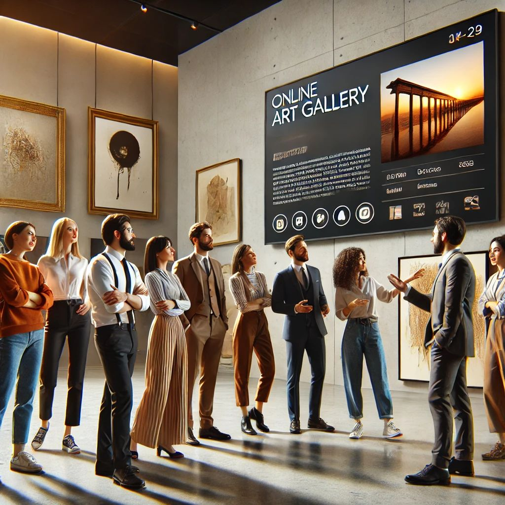 Gallerists using LettsArt to get online, manage customers and sell art better