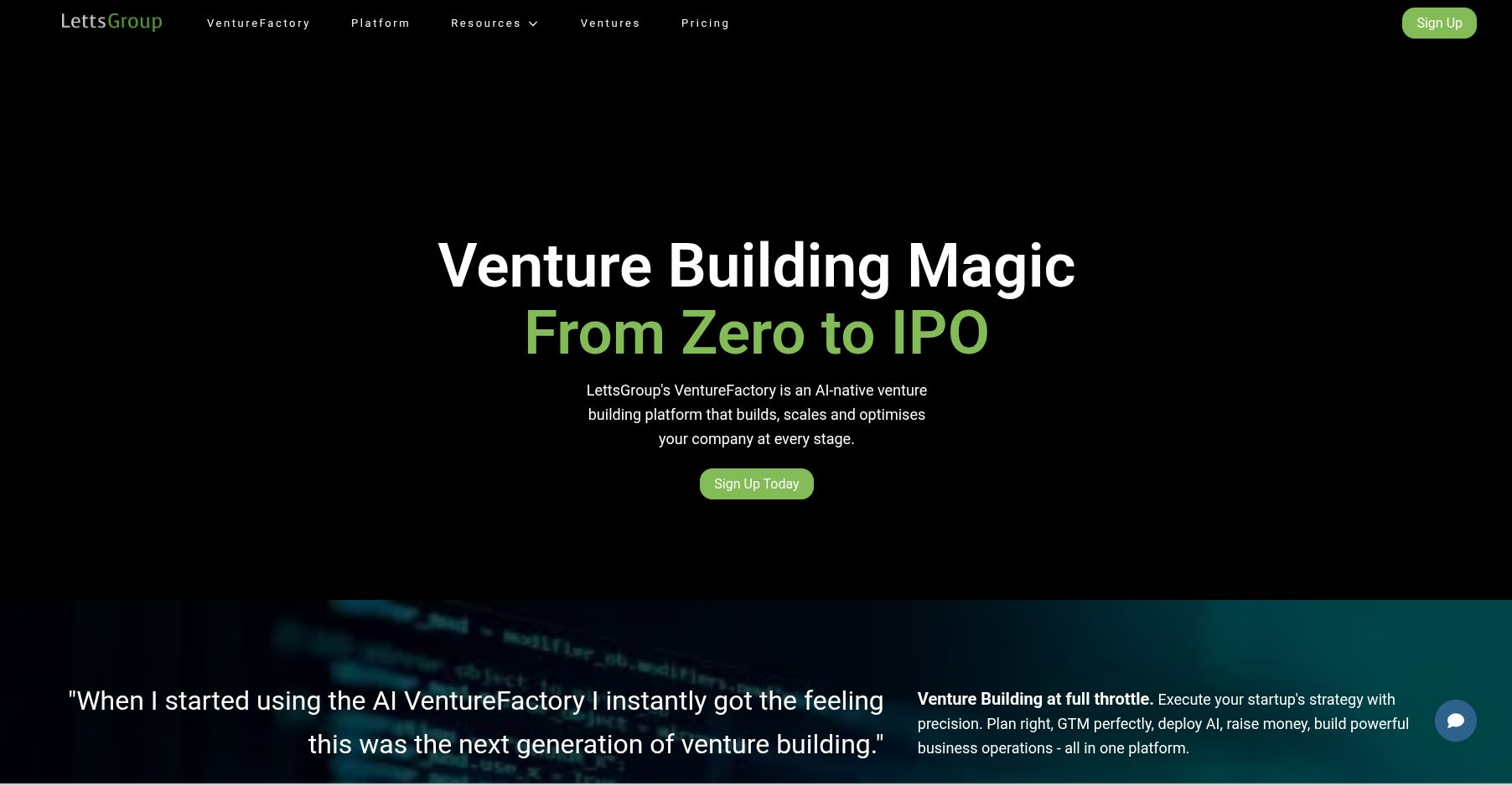 LettsGroup's Website Homepage Screenshot June 2025