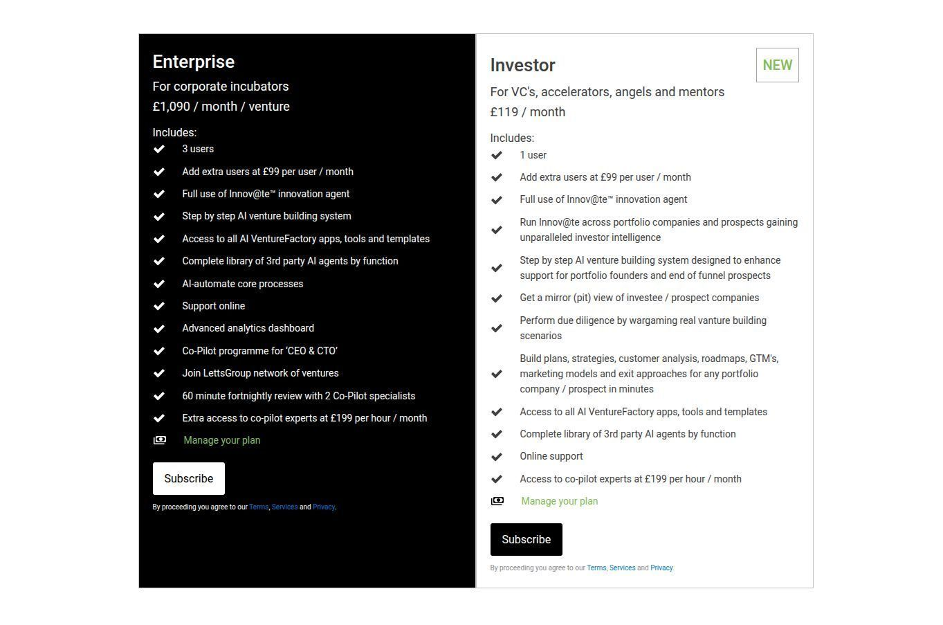 LettsGroup AI VentureFactory's New Investor Plan