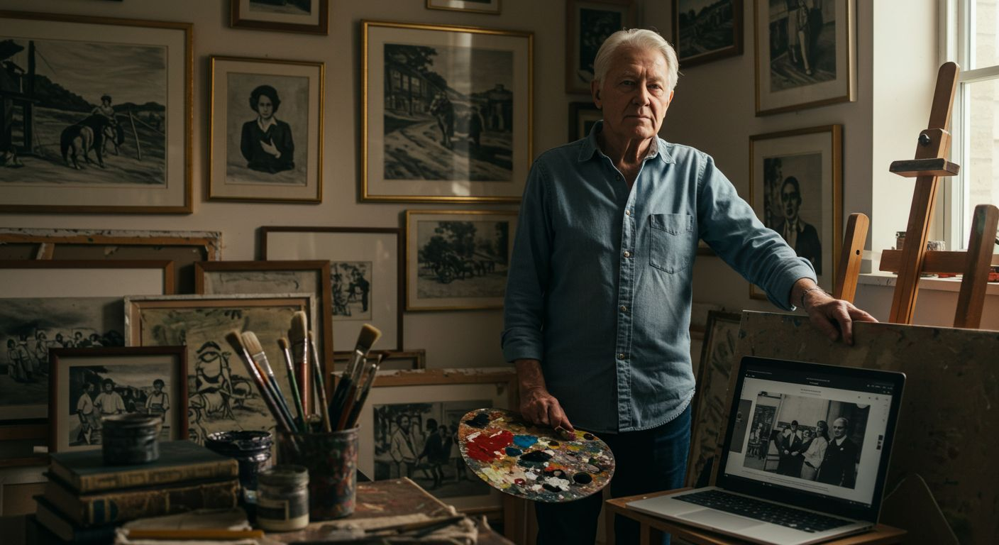 LettsArt helps retired professional artists preserve, share, and even sell their life's work.
